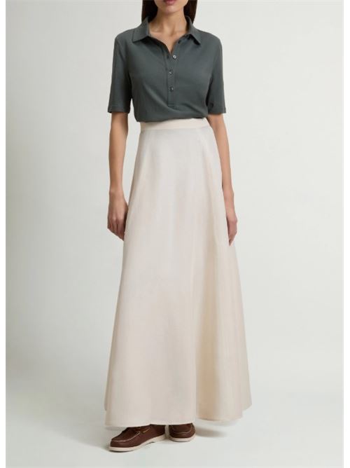 Gonna lunga in misto lino WOOLRICH | CFWWSK2008FRUT3043.8743